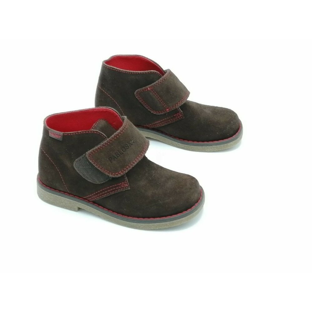 Pablosky Kid's Slip-On Hook and Loop Brown shoes. 29 Toddler US 12